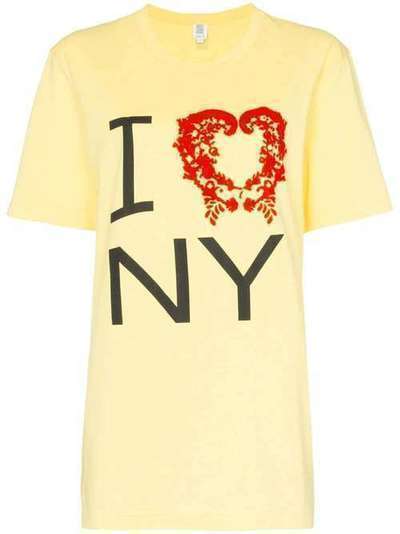 Rosie Assoulin футболка с принтом 'I love NY' 191T28