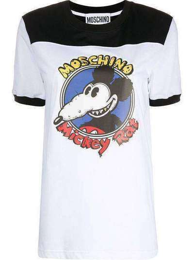 Moschino printed T-shirt A07781040