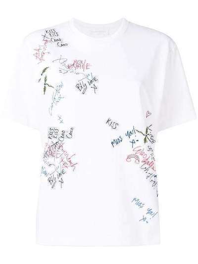 Victoria Beckham футболка с принтом TPJRS11010PAW19