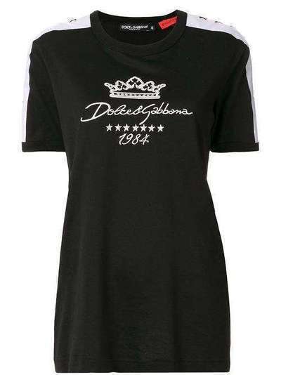 Dolce & Gabbana футболка с логотипом F8L74ZG7UAR