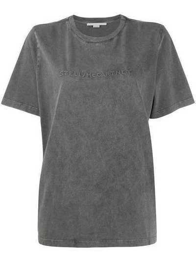 Stella McCartney футболка с тисненым логотипом 586957SNW22