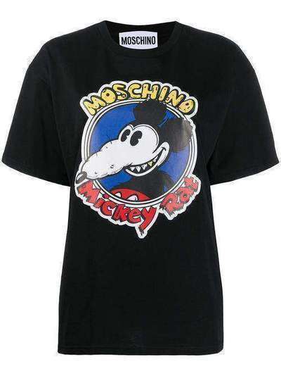 Moschino футболка Mickey Rat с короткими рукавами A07791040