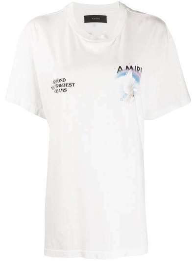 AMIRI футболка оверсайз Rainbow Dove Y0W0334CJ