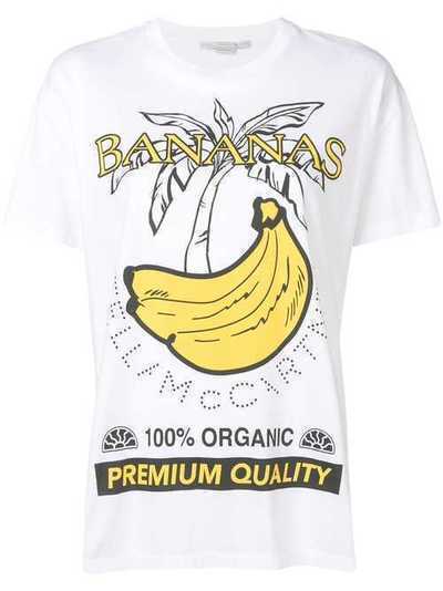 Stella McCartney футболка с принтом Bananas 566727SMW70