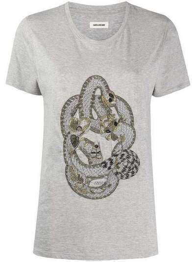 Zadig&Voltaire футболка Aria с вышивкой SJTF1802F