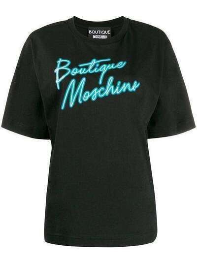 Boutique Moschino футболка с логотипом J12015840