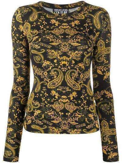 Versace Jeans Couture джемпер с принтом Baroque EB2HZA721ES0840