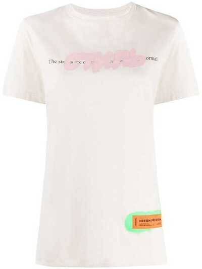 Heron Preston graffiti logo-print cotton T-shirt HWAA014R209140146188