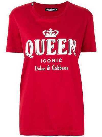 Dolce & Gabbana футболка с принтом Iconic Queen F8K74TG7TAN