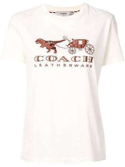 Coach футболка с логотипом 23011