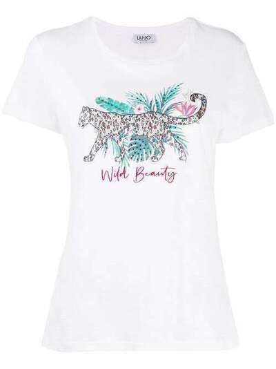 LIU JO футболка Wild Beauty с короткими рукавами FA0369J5944