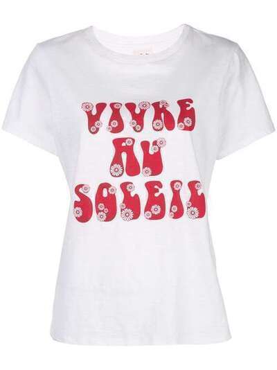 Cinq A Sept футболка с принтом Vivre Au Soleil ZT3292392Z