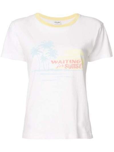 Saint Laurent футболка 'Waiting For Sunset' 503311YB2MY