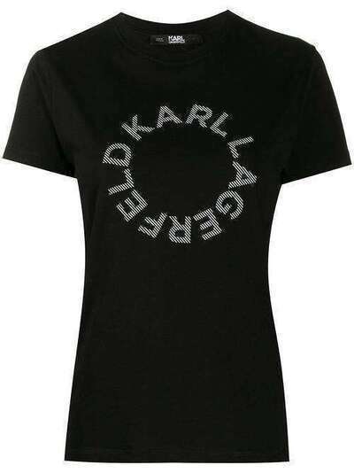 Karl Lagerfeld футболка с логотипом 201W1775999