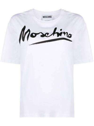 Moschino футболка с логотипом A07070440