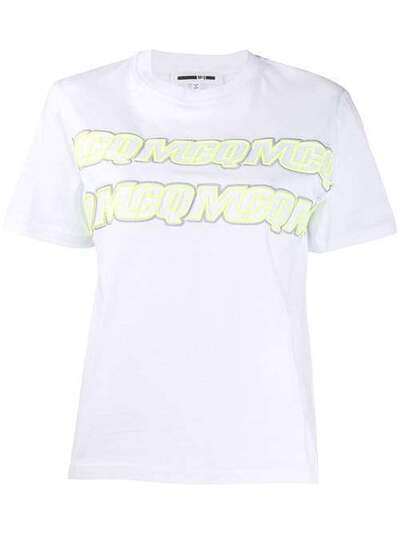 McQ Alexander McQueen футболка с вышитым логотипом 473705RNT30