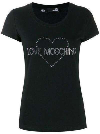 Love Moschino футболка с декорированным логотипом W4B194TE2065