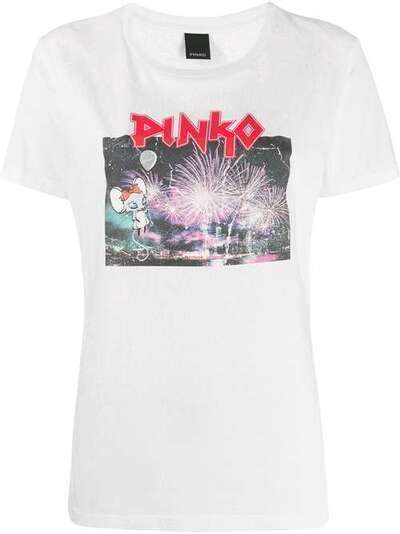 Pinko футболка с короткими рукавами и принтом 1G14WWY5BDZ05