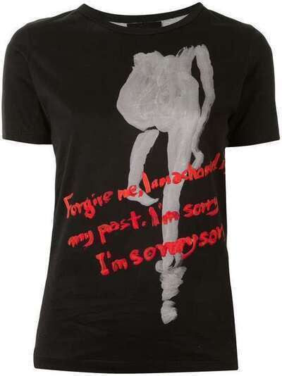 Yohji Yamamoto футболка Forgive с короткими рукавами NNT28094