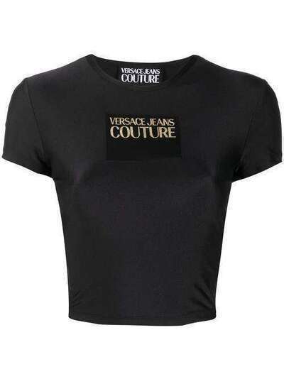 Versace Jeans Couture топ с нашивкой-логотипом B2HVA71904745899