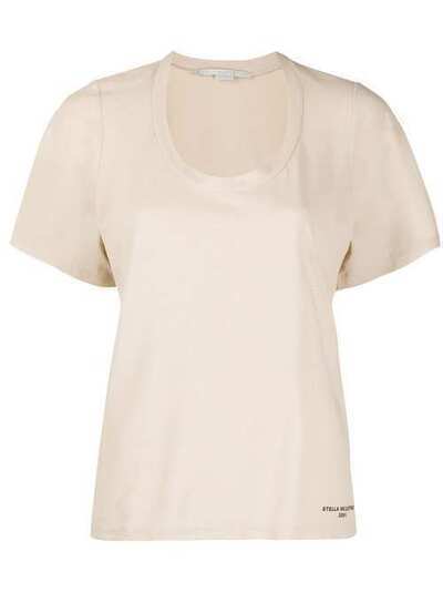 Stella McCartney футболка с U-образным вырезом 600780SNW94