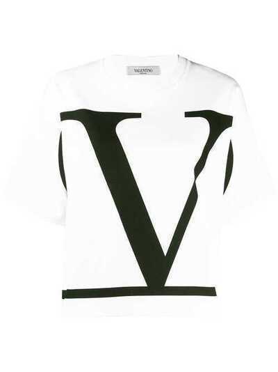 Valentino футболка с принтом VLogo SB3MG01Y4Q1