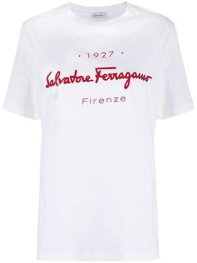 Salvatore Ferragamo футболка с логотипом 1927 727089