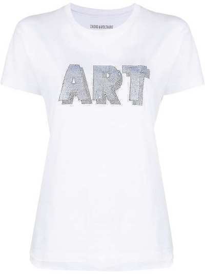 Zadig&Voltaire декорированная футболка Art 3D с короткими рукавами SJTS1801F