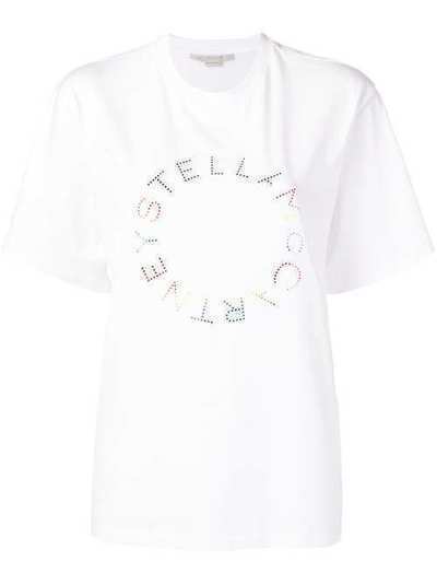 Stella McCartney футболка с радужным логотипом 511240SMW22