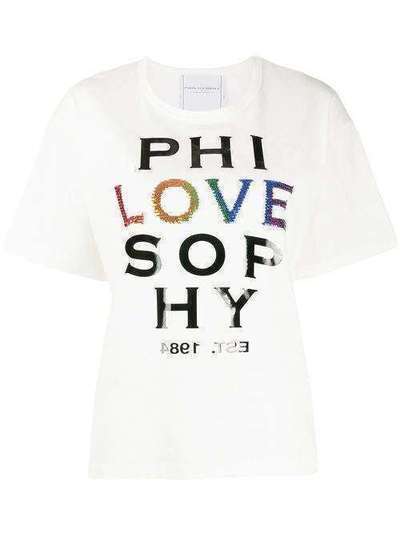 Philosophy Di Lorenzo Serafini футболка свободного кроя с логотипом A07052148