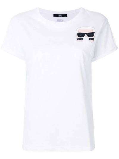 Karl Lagerfeld футболка с карманом 'Karl' 76KW1727100