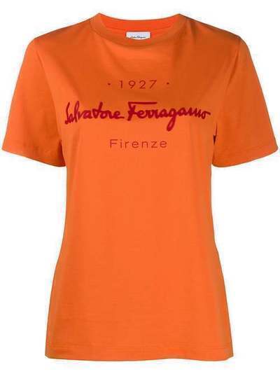 Salvatore Ferragamo футболка с логотипом 727086