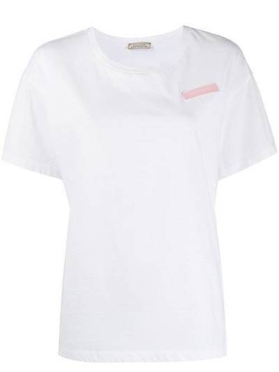 Nina Ricci футболка с нашивкой-логотипом 20EJTO064CO0952U1000