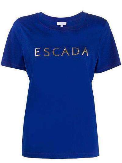 Escada Sport футболка с логотипом металлик 5031118