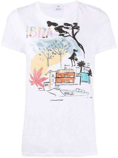Allude футболка с принтом Ibiza 20280006