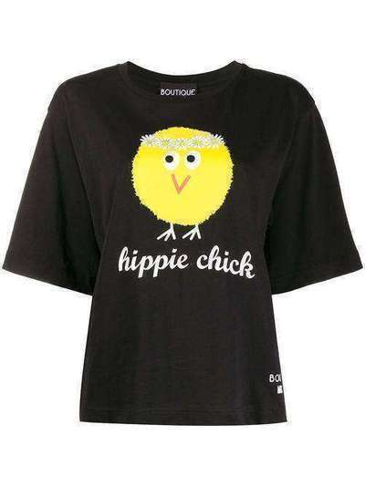 Boutique Moschino hippie chick print T-shirt 12050840
