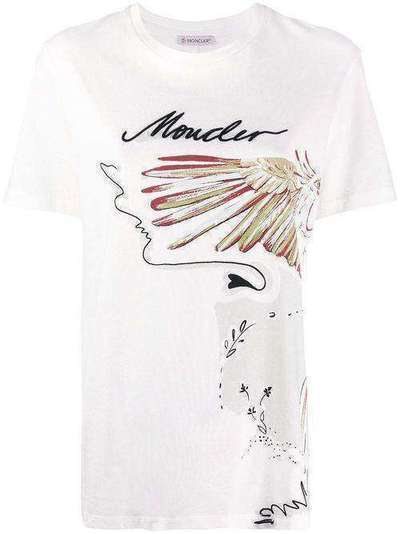 Moncler футболка с принтом 8C74810V8127