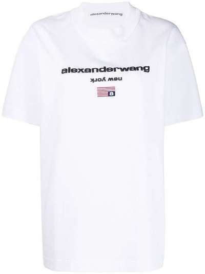 Alexander Wang футболка с логотипом 1CC1201344