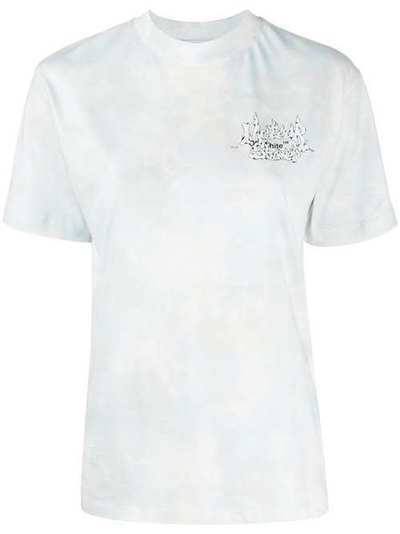 Off-White футболка с принтом Meteor Shower OWAA049S20JER0054001