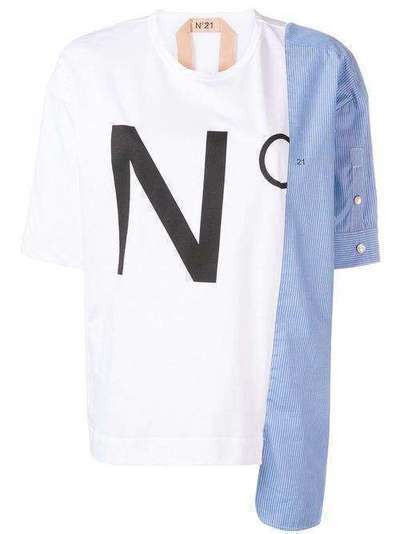 Nº21 укороченная футболка с логотипом N2MF0824157