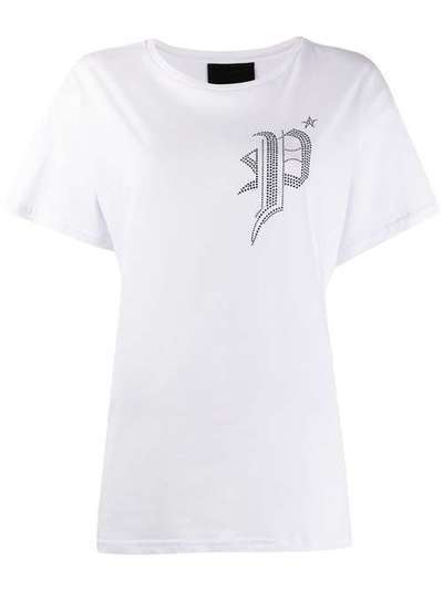 Philipp Plein футболка с монограммой WTK1341PJY002N