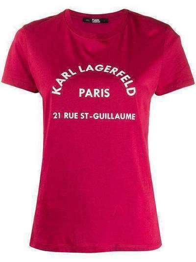 Karl Lagerfeld футболка с принтом 96KW1730543