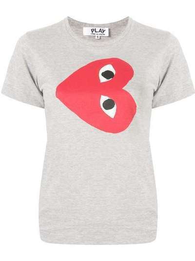 Comme Des Garçons Play футболка с круглым вырезом и логотипом AZT263051