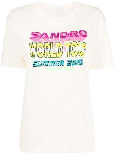 Sandro Paris футболка с логотипом SFPTS00354