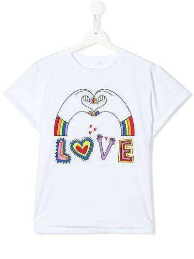 Stella McCartney Kids футболка с графичным принтом 588700SOJ06