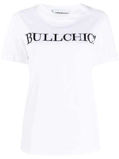 Moschino футболка с принтом Bullchic J07110440