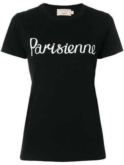 Maison Kitsuné футболка с принтом 'Parisien' AW00101AT1502