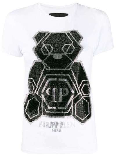 Philipp Plein декорированная футболка Teddy Bear S20CWTK1941PTE003N