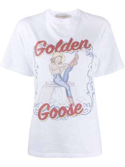 Golden Goose футболка с принтом G36WP124G1