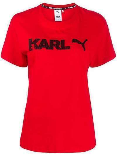 Puma футболка с принтом из коллаборации с Karl Lagerfeld 595565